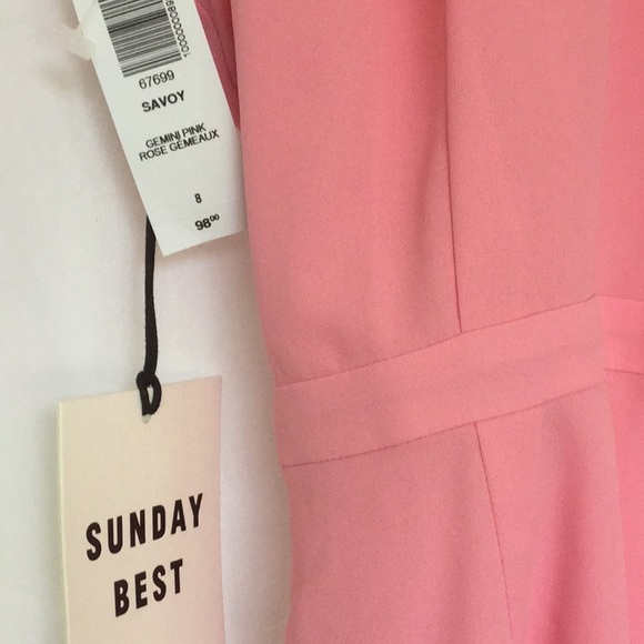 Aritzia - Sunday Best Savoy Dress - Gemini Pink - Picture 7 of 7